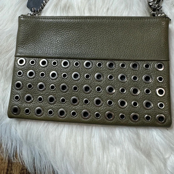 Coach Legacy Double Zip Crossbody Bag 9H00107083 olive green grommet - Picture 6 of 9